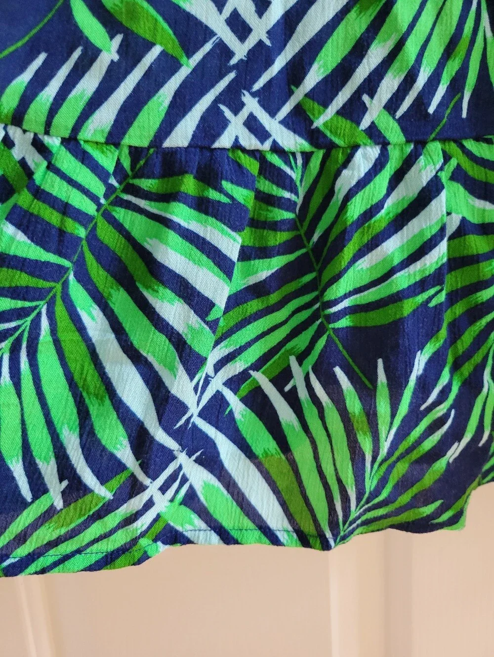 Old Navy NWT Tropical Sundress Green Blue Spaghetti Straps Girls Size S 6-7